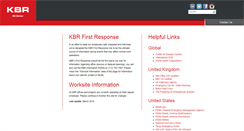 Desktop Screenshot of kbrfirstresponse.com